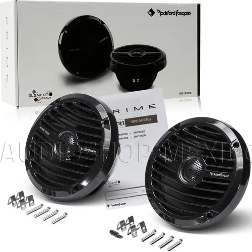 Bocina Marina Rockford Fosgate Rm1652b 6.5 Lanchas Botes Cuotas