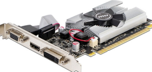 Tarjeta De Video Msi Nvidia N210 N210-md1g/d3 1gb Hdmi Vga