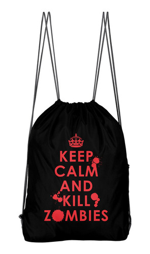 Bolso Deportivo Keep Calm & Kill Zombies(d0895 Boleto.store)