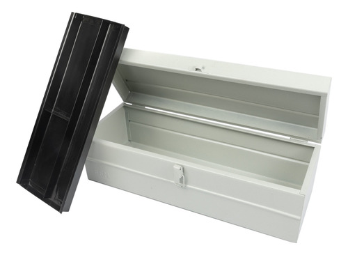 Imagen 2 de 4 de Caja De Herramientas Metalica Reforzada Gris Nº6 Efm