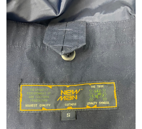 Sobretodo New Man Hombre Impermeable Talle S Amplio Perfecto (Usado)
