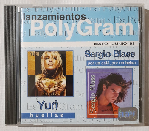 Cd Flash De Lanzamientos Yuri Control Machete Disco Promo 98