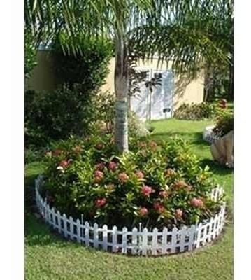 Kit C/ 15 Cercas Plastica De Jardim, Modelo Inglês, 6,00 M.