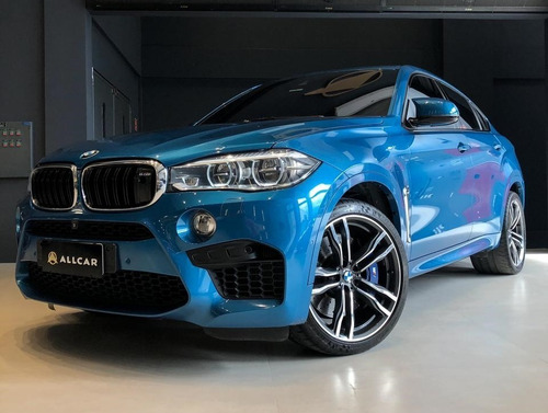 Bmw X6 M 4x4 V8 Bi-turbo 4.4 Azul C/ Teto Solar 2015/16