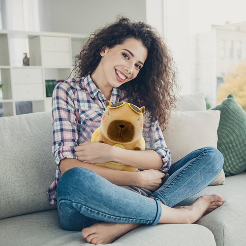 Capivara Recheada Brinquedo De Pelúcia Capivara Recheada