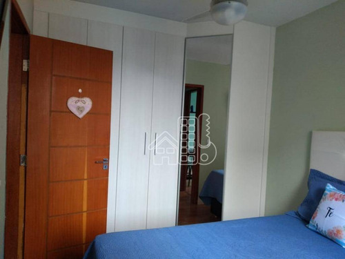Apartamento Com 2 Dormitórios À Venda, 60 M² Por R$ 270.000,00 - Fonseca - Niterói/rj - Ap4047