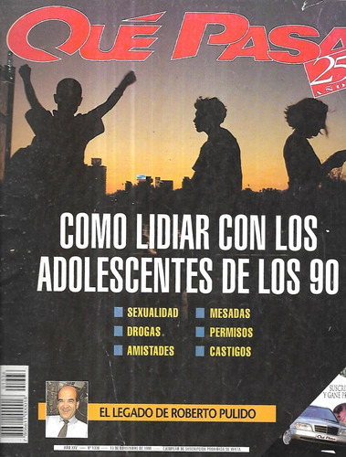 Revista Qué Pasa 1336 / 16 Nov 1996 / Adolescentes Los '90
