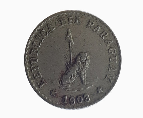 Moneda Paraguay 1903 5 Centavos
