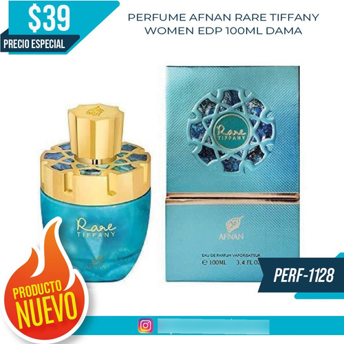 Perfume Afnan Rare Tiffany Women Edp 100ml Dama