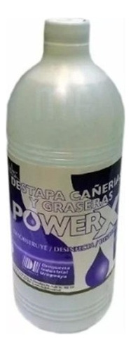 Destapa Cañerias Y Graseras Power X Desobtruye 1 Lts 