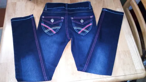 Pantal n Blue Jeans Para Ni as