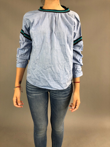 Sudadera Zara Talla S Color Azul (Usado)