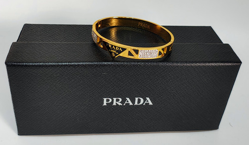 Brazalete Pulsera Prada, Diseño Y Calidad Marca Premium (Usado)