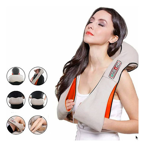 Masajeador De Cuello Hombros Electrico - Shiatsu