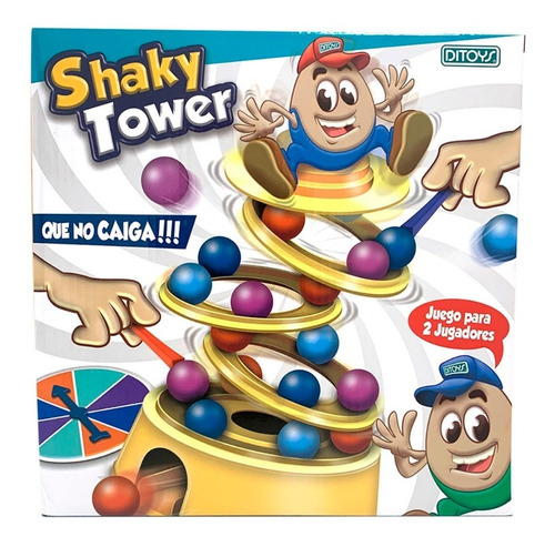 Shaky Tower Juego De Mesa De Habilidad Y Destreza Ditoys