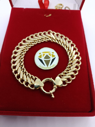 Conjunto Corrente E Pulseira Lacraia Ouro 18k