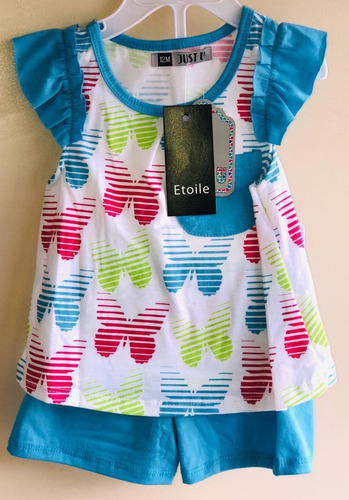 Imagen 1 de 1 de Short Y Remera Conjunto Para Niño