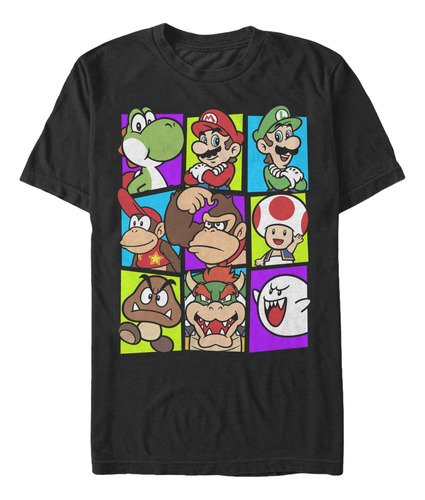 Nintendo - Polera Para Hombre, Diseño De Hongos, Talla 3xl