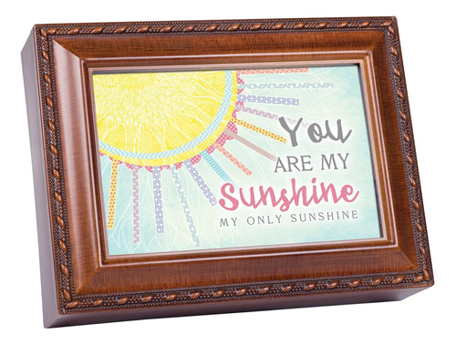 You Are My Only Sunshine Woodgrain Keepsake Caja De Musica 