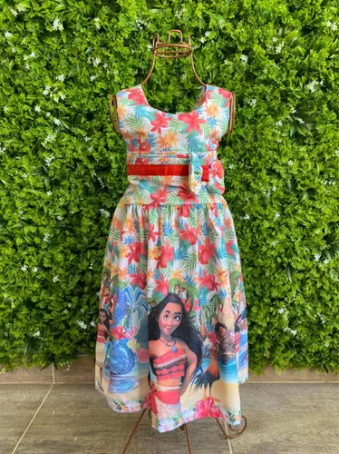 Romper Vestido Temático - Moana