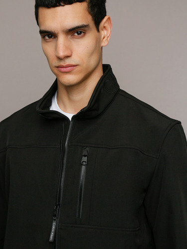 Parka Ck Soft Shell Negro Calvin Klein Hombre
