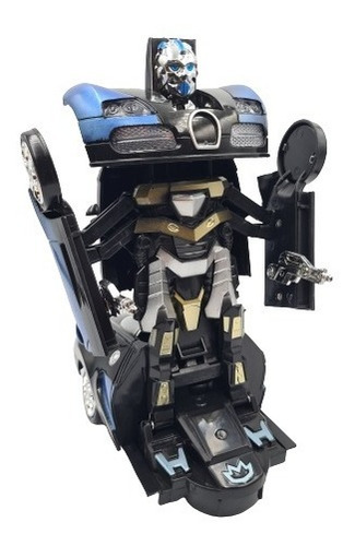 Auto Deportivo Transformer Robot Luces Movimiento Sonido