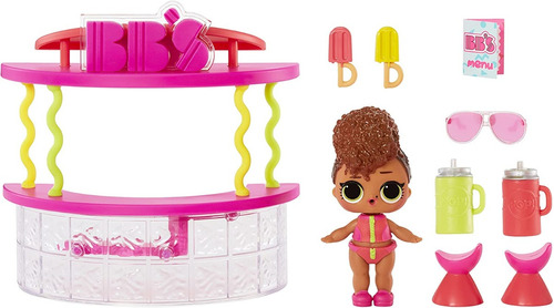 Muñeca Lol Surprise Furniture Playset Smoothie Bar & Riptide