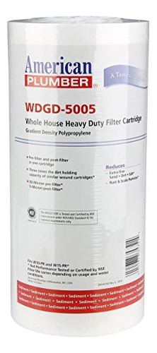 American Plumber Wdgd-5005 50 Micron / 5 Micron Dual-gradien