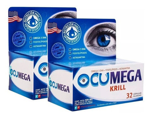 Ocumega Krill Sindrome Ojo Seco X 64 (2x32) Capsulas