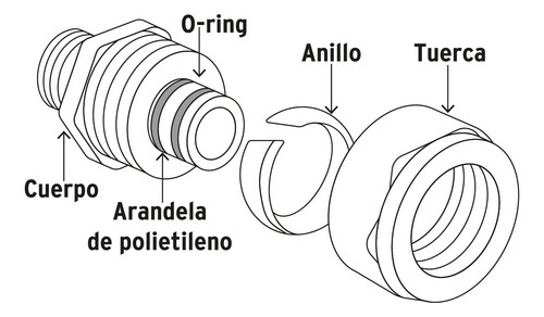 Codo 90° Para Pealpe 3/4¨ Foset 45920
