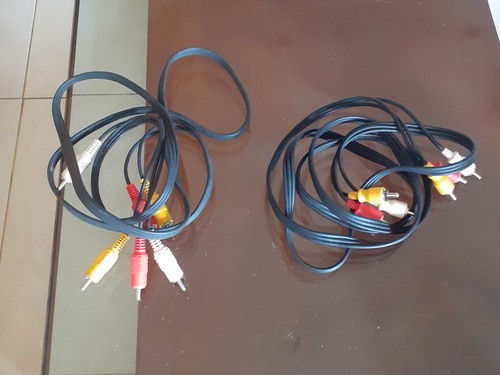 2 Cables De Videos Rca  A Rca  