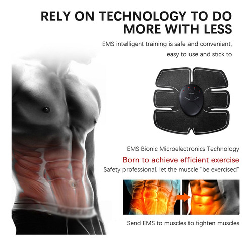 Carga Usb Ems Muscle Trainer Estimulador Muscular Abdominal