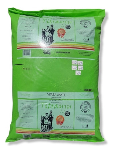 Yerba Mate Titrayju Molienda Tradicional X 10kg A Granel 