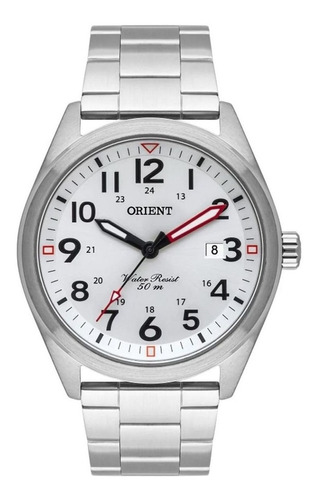 # Relógio Orient Masculino Mbss1396 S2sx Prata Analógico