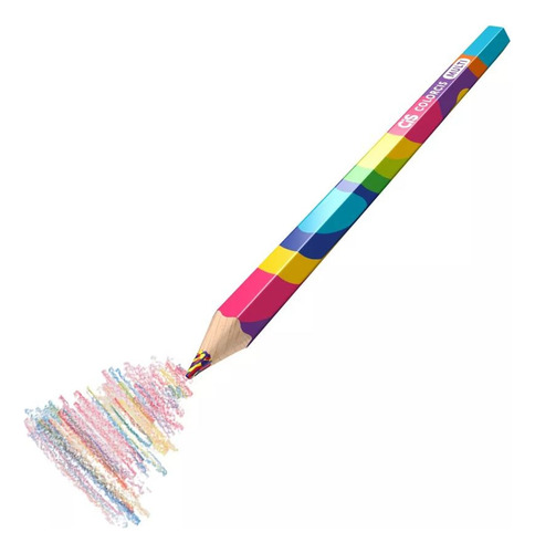 Lapis Cor Cis Multicor Jumbo Colorcis Multi Cores