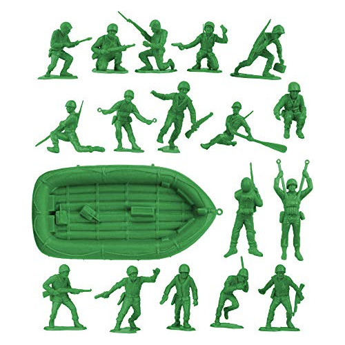 Bmc Marx Plastic Army Men Soldados Estadounidenses - Figuras