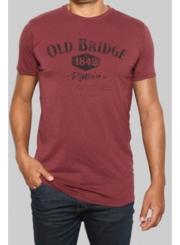 Remera Old Bridge Hilo Peruano Estampa Hombre