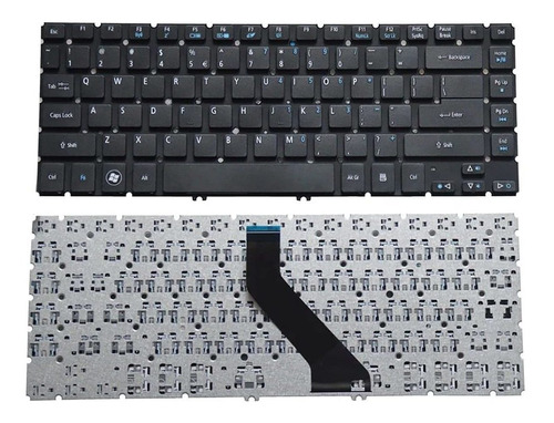 Teclado Us Layout Para Ordenador Portatil Acer Aspire V5-431