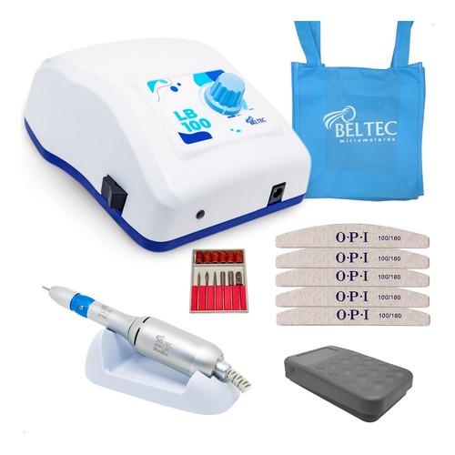 Micro Motor Beltec Lb 100 Manicure Podologia Unhas De Gel