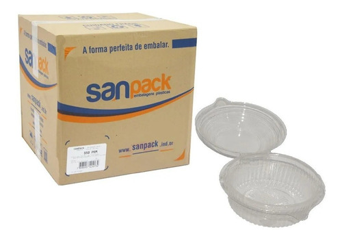 Embalagem Mini Doce Redondo Sanpack S-642 C/600 (2cx)