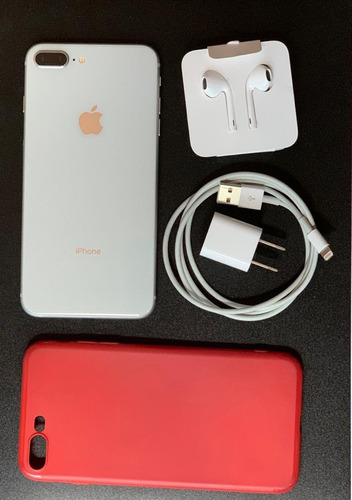 iPhone 8 Plus 64gb (cargador, Audifonos Y Forro Originales)