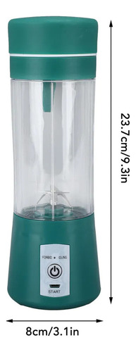 P Licuadora Portátil Abs 380ml Recargable Mini