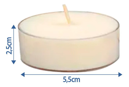 Kit Com 6 Velas Rechaud Aromática Decorativa