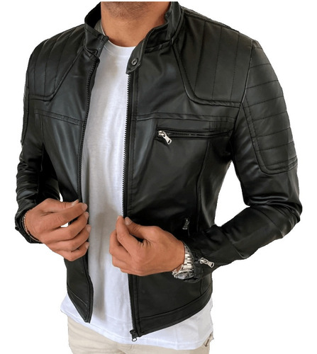 Chaqueta Cuero Hombre