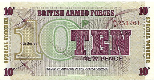 Inglaterra-10 New Pence 1972 Fe. Ced.militar. Pm45.bonita!