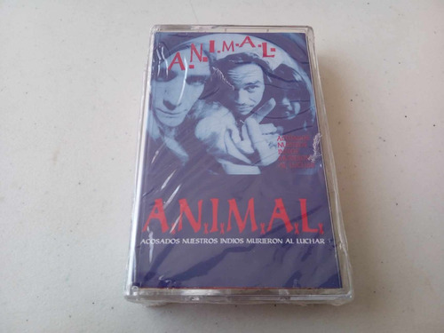 Animal · Acosados Nuestros Indios - Cassette Imp Arg / Nuevo