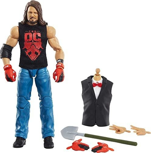 Wwe Aj Styles Wrestlemania Elite Collection Figura Cgmhp