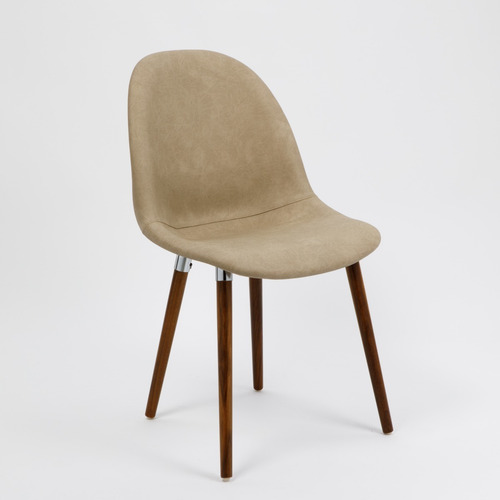 Imagen 5 de 7 de Silla De Comedor Tapizada Diseño Nina Wood | Contado