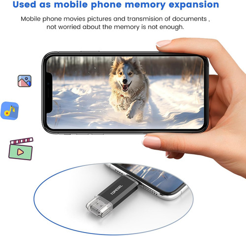 Topesel Type C 128gb Usb C Flash Drive Dual 2 En 1 Usb C ...