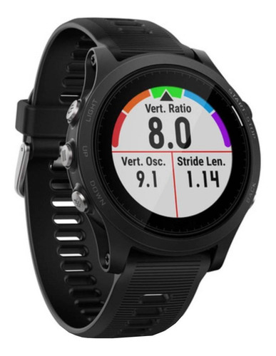 Smartwatch Garmin Forerunner 935 1.2" caixa de polímero reforçado com fibra preta, pulseira preta